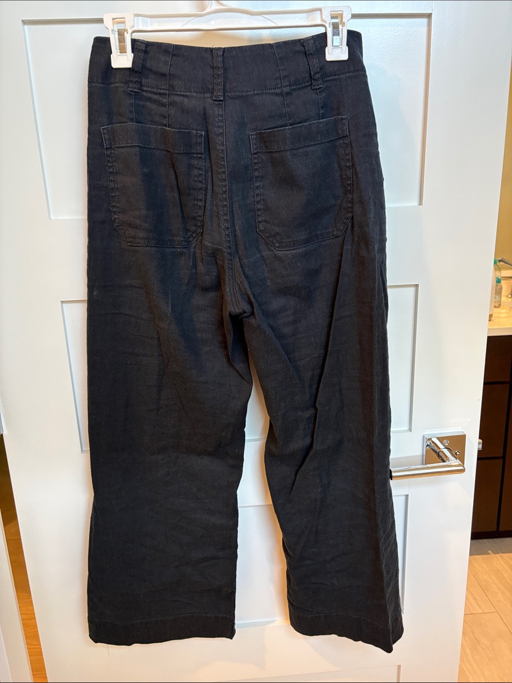 Anthropologie Colette Wide-Leg Pants — Black - Picture 4 of 9